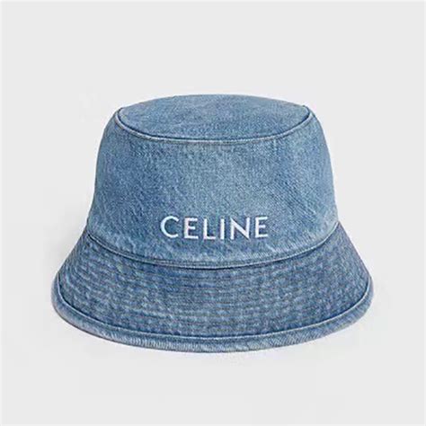 celine denim bucket hat|designer denim bucket hat.